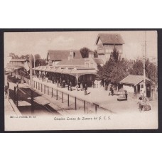 LOMAS DE ZAMORA ESTACION FERROCARRIL ANTIGUA TARJETA POSTAL